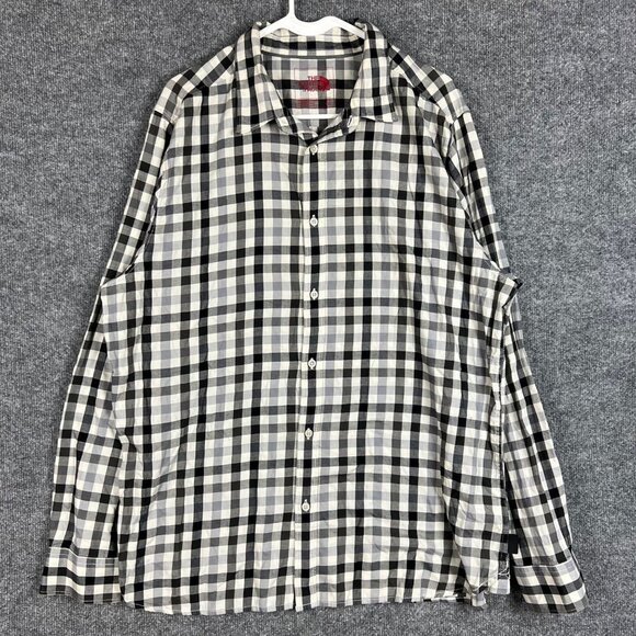 The North Face Button Down Shirt Mens XL Plaid Collared Long Sleeve - Picture 1 of 10